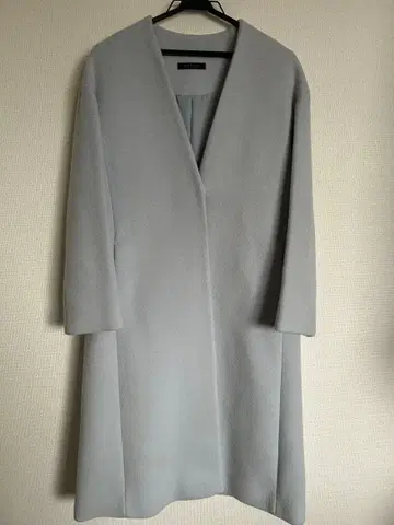 유나이티드 애로우즈 아이스 그레이 롱 코트