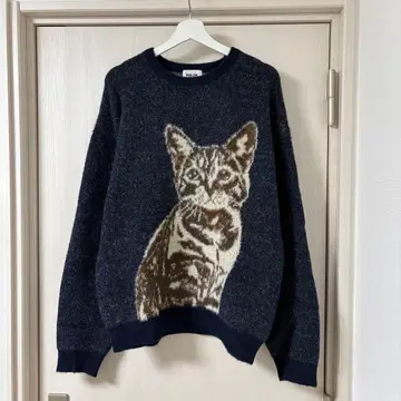 pageboylim 고양이 모티브 니트