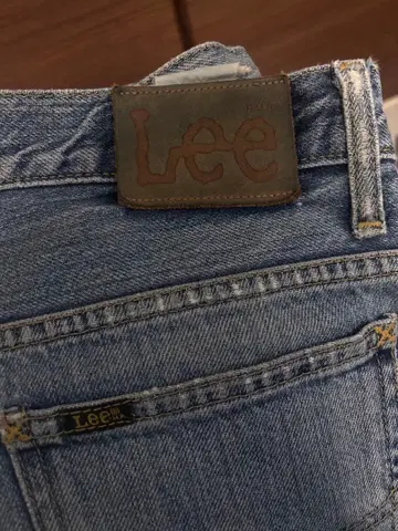 Lee 블루 스트레이트 데님