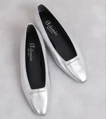 펌프스 [ 한쪽 130g ] 경량 큐빅 바 스퀘어 컷 플랫슈즈