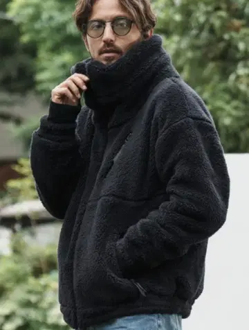 CAMBIO 하이넥 보아 블루종