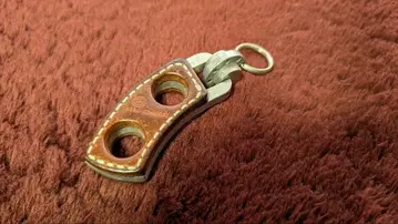 정가 38,500엔 에어로 컨셉 키링 Intution 브라운