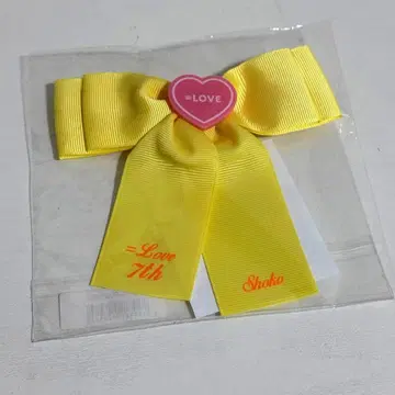 이코러브 타키와키 쇼코 응원봉 액세서리 리본 7주년