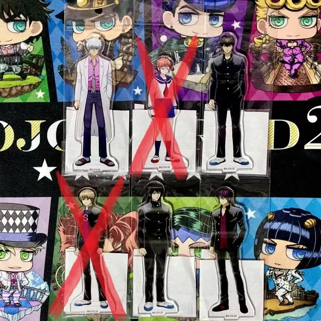 은혼 삼젯 아크릴스탠드 긴파치 긴토키 히지카타 카츠라 타카스기 미개봉