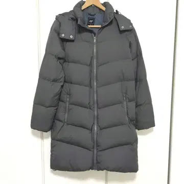 GAP 그레이 후드 부착 다운 코트 M