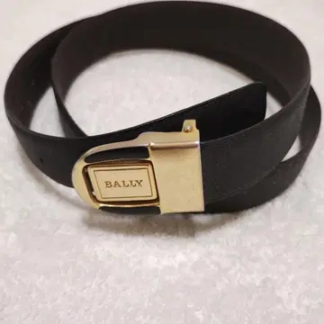 BALLY 블랙 브라운 리버서블 가죽 벨트