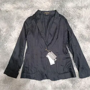 새상품 유니클로 롱 테일러드 자켓 프리미엄 린넨 네이비