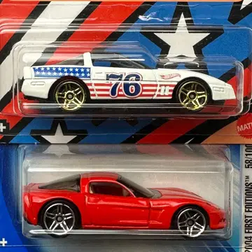 핫휠 미니카 미국판 쉐보레 콜벳 초판 2대 세트