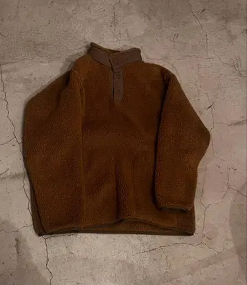 유니클로 White Mountaineering 플리스 브라운 사이즈 L