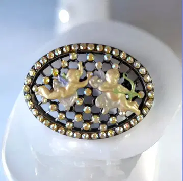 아르데코풍 천사 브로치 Pieer Bex 피에르 벨루