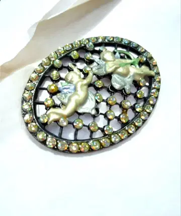 아르데코풍 천사 브로치 Pieer Bex 피에르 벨루