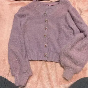 Maison de FLEUR 연보라 가디건