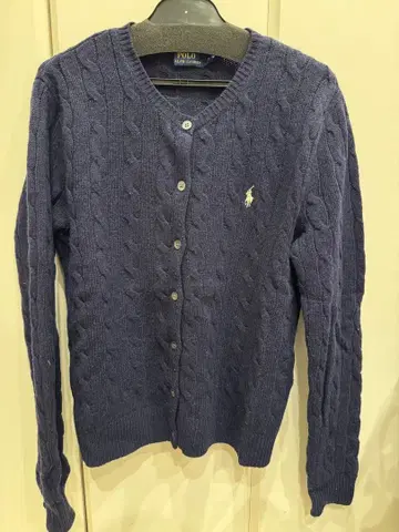 폴로 랄프로렌 케이블 니트 가디건