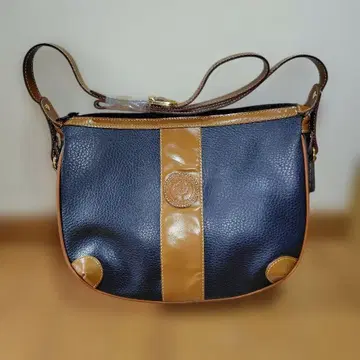 [ 미사용 ] DELANE CANADA 바이컬러 가죽 숄더백