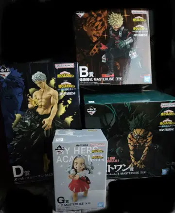 제일복권 히로아카 피규어 4체 세트 마스터라이즈