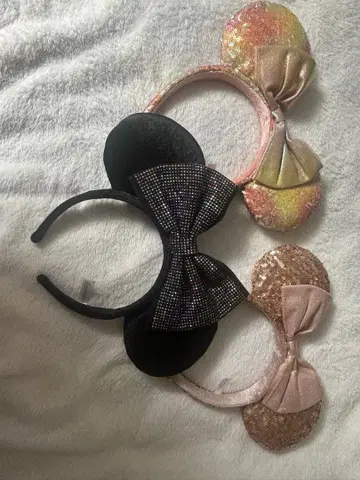 도쿄 디즈니 리조트 미키 귀 머리띠 3종 세트