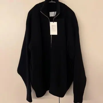 Oversized Drivers Knit Zip Jacket ST.955