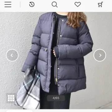 SHIPS 노카라 발수 드로스트 다운 네이비