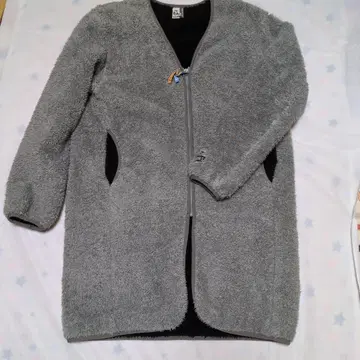 참스 본딩 플리스 코트 보아 롱 코트 여성용 M 사이즈