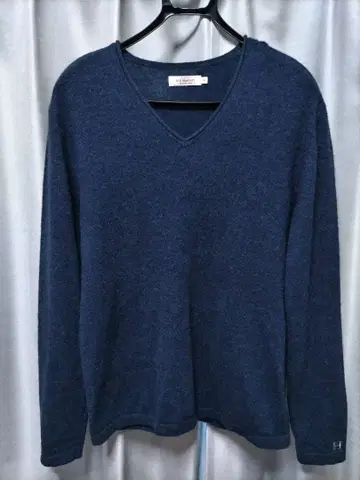 할리우드 런치 마켓 메리노울 스웨터 네이비