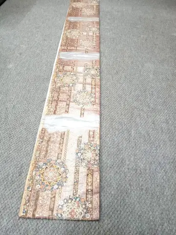 니시진 비단풍 꽃무늬 후쿠로 오비