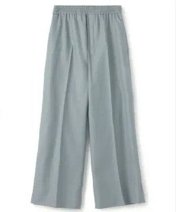 GALERIE VIE 울 플란넬 이지 스트레이트 팬츠 블루