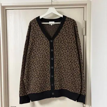 PAGEBOYLIM 레오파드 니트 가디건