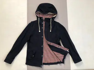 SHIPS JET BLUE 후드 부착 자켓 S 네이비