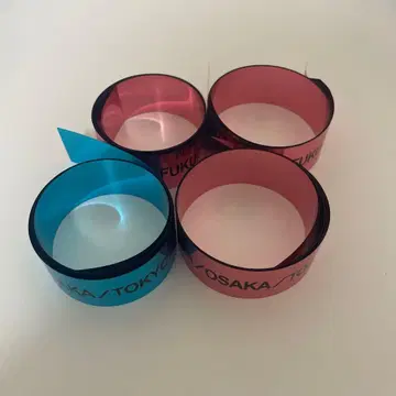 SEVENTEEN 세븐틴 NEW 은색 테이프 핑크 & 블루 4개 세트