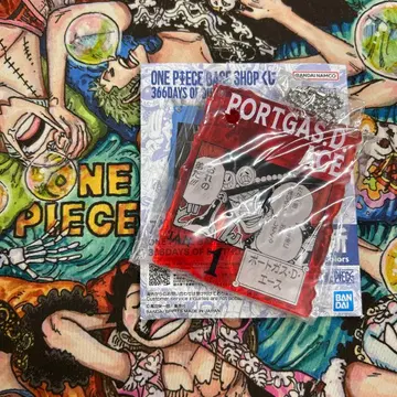 ONE PIECE BASE SHOP 복권 아크릴 블록 참 에이스