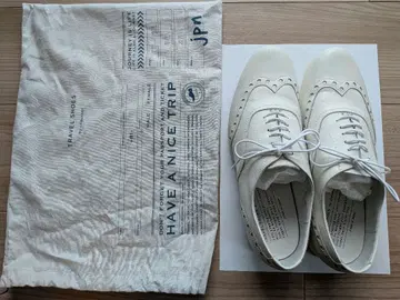 TRAVEL SHOES by chausser 화이트 레이스업 신발 37