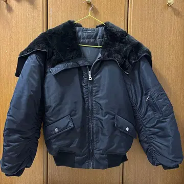 EMODA 올 블랙 플라이트 자켓