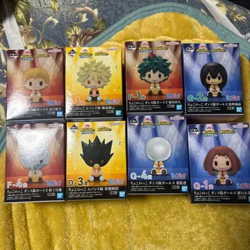 쵸코놋코 나의 히어로 아카데미아 피규어 8개 세트 1번 복권 축제