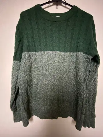 유나이티드 애로우즈 그린 니트 스웨터