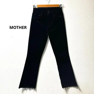 MOTHER 코듀로이 데님 블랙 사이즈 24