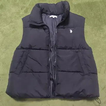 U.S. POLO ASSN. 블랙 다운 베스트 LL