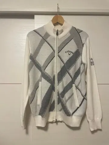 캘러웨이 풀 집업 니트 골프 블루종 남성용 M 가을/겨울