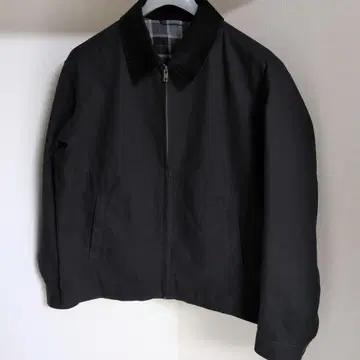 미사용품 유니클로 집업 숏 블루종 블랙