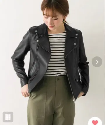 [ URBAN RESEARCH ] 레더 라이더스 블루종