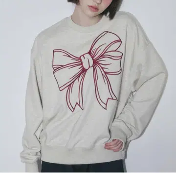 한국 Ronron 론론 맨투맨 트레이닝복 오트밀