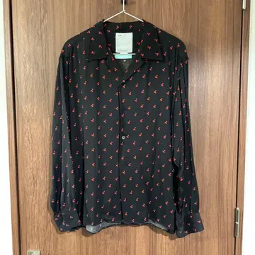 ALONE 21SS Cherry Shirt Long BLK