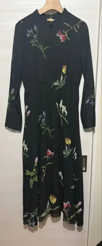 꽃무늬 소프트 플리츠 드레스 [클리닝 완료]