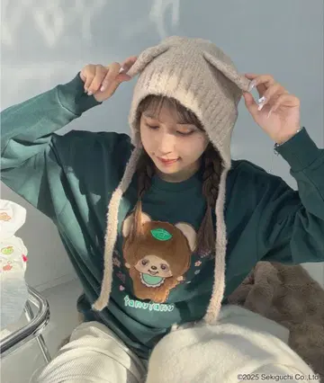 몬치치 타누타누 오버 맨투맨 아크릴 키링 포함