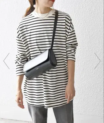 쉽스 SHIPS any 보더 롱 슬리브 T셔츠 미사용 새상품