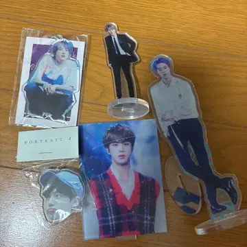 bts 진 아크릴 스탠드 & 키링 세트