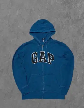 GAP 자수 로고 지퍼 후드티 hoodie y2k 크롭