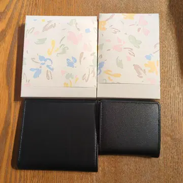 황궁 지갑 가죽 접이식 지갑 블랙