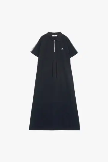 타카노 아키라 프로듀스 .at-Polo Dress 블랙