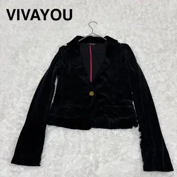 [ 비바유 ] 테일러드 자켓 코듀로이 블랙 헤이세이 y2k 아우터