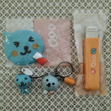 4점 세트 Qoo 캐릭터 굿즈 세트